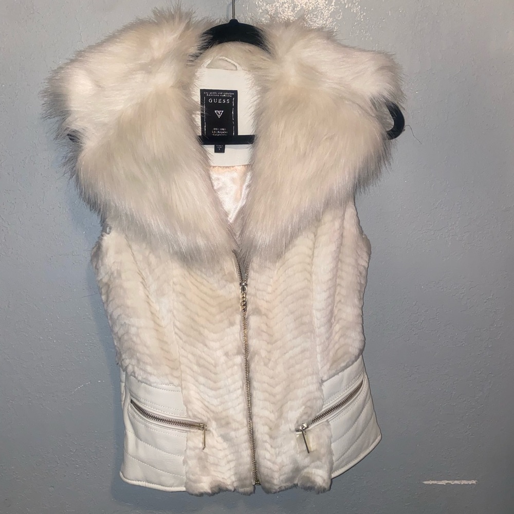 GUESS Faux Fur Vest